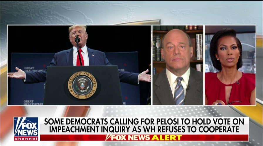 Ari Fleischer and Harris Faulkner discuss some Democrats calling on House Speaker Nancy Pelosi hold a vote on the impeachment inquiry