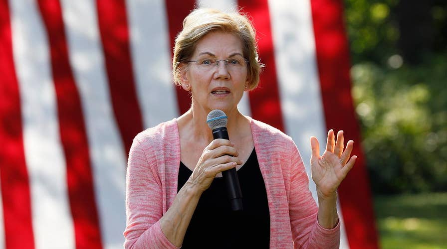 Elizabeth Warren's rise in the polls prompts jab from Joe Biden