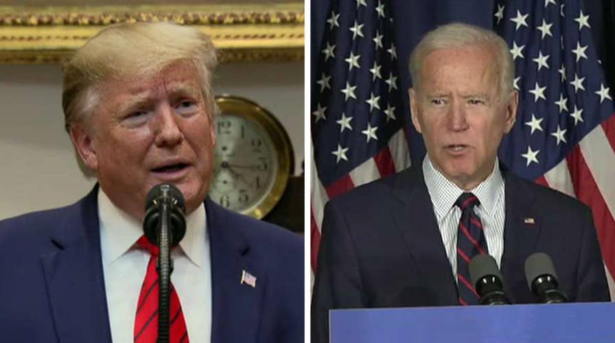 President Trump and Joe Biden battle amid impeachment push