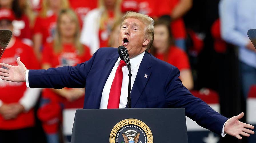 President Trump unloads on Democrats at fiery campaign rally