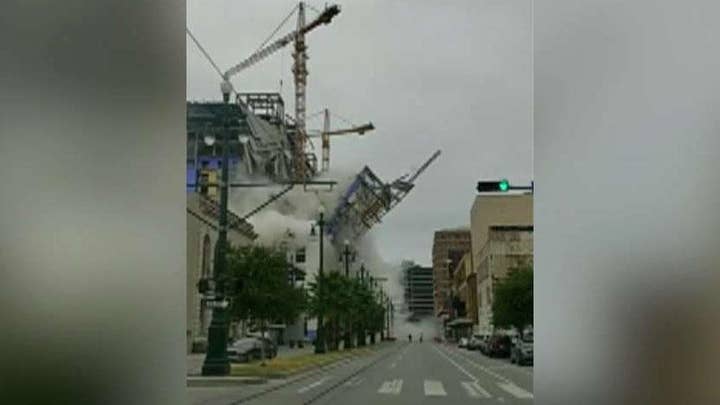 At least one dead after partial collapse at Hard Rock Hotel being built in New Orleans