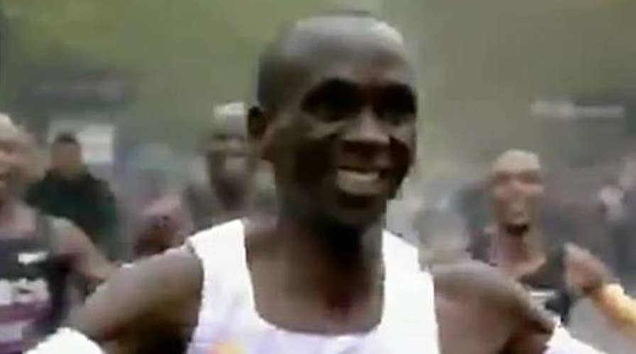 Kenyan runner breaks two-hour marathon barrier
