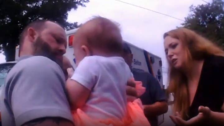 Watch: SC officer saves choking infant