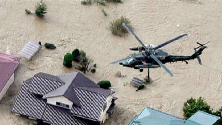 Powerful typhoon hits Japan, at least 33 dead
