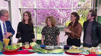 The Tarlov family's linguine with corn, asparagus and leeks