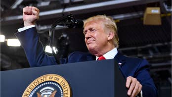 Trump campaign flies 'socialism destroys Ohio jobs' banner over Dem debate site