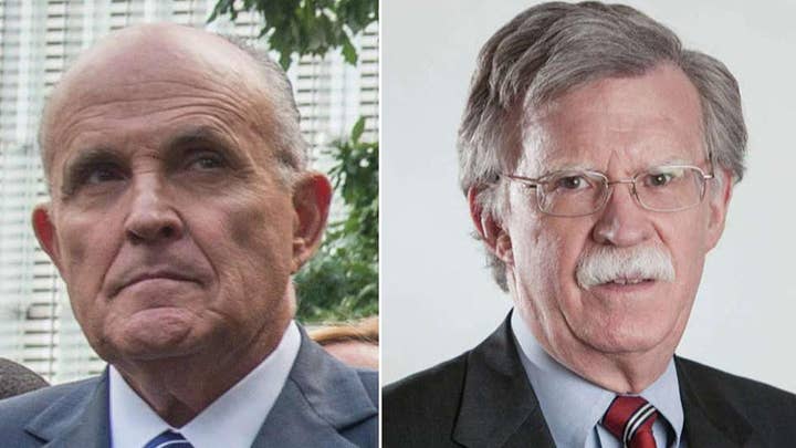 Bolton reportedly called Giuliani a 'hand grenade' on the Ukraine issue