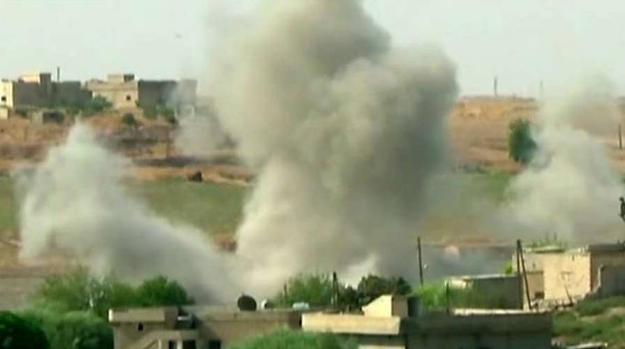 Battlefield grows more crowded in Syria as US calls for cease-fire