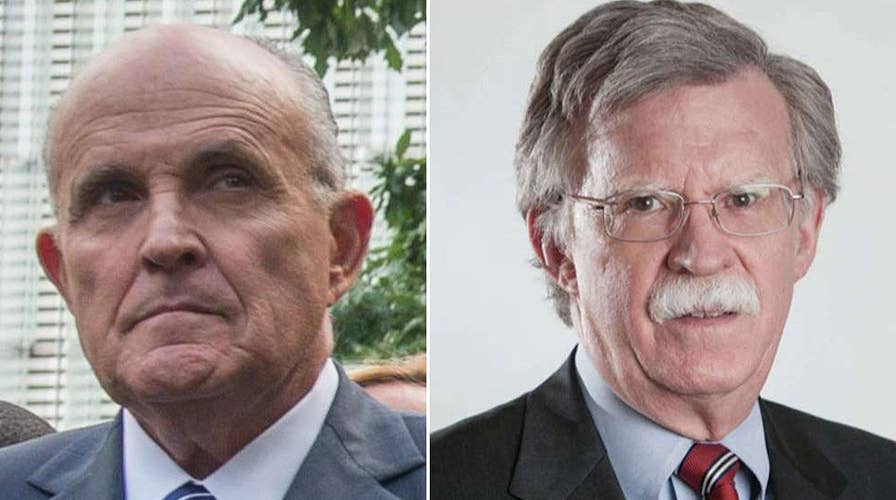 Bolton reportedly called Giuliani a 'hand grenade' in the Ukraine issue