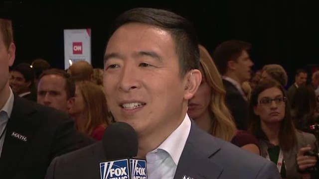 Andrew Yang says debate went 'tremendously well,' addresses controversial solution to opioid crisis