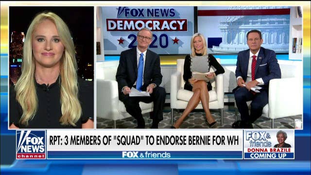 Tomi Lahren reacts after 3 "Squad" members endorse Bernie Sanders
