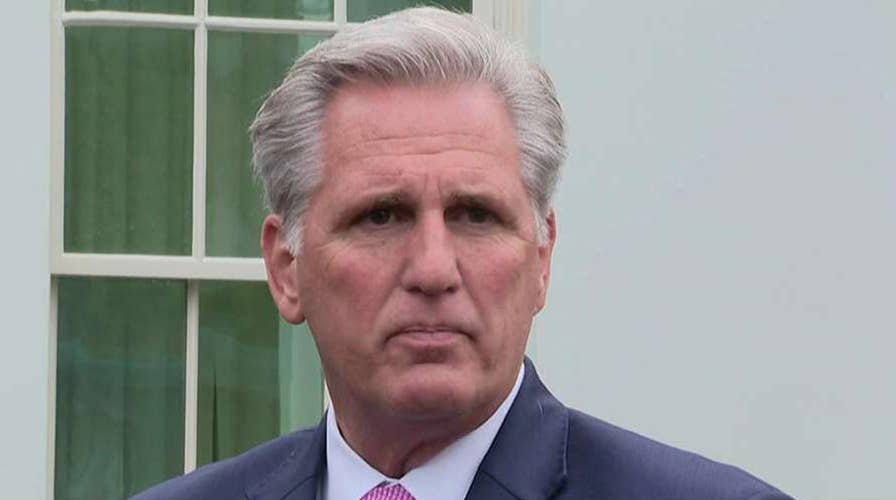 Rep. McCarthy slams Democratic congressional leaders for walking out of meeting with Trump on Syria