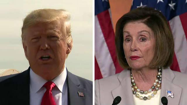 President Trump And Speaker Pelosi Trade 'meltdown' Insults | On Air ...