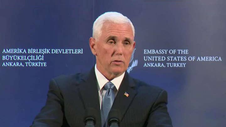 Vice President Pence announces US and Turkey agree to cease-fire in Syria