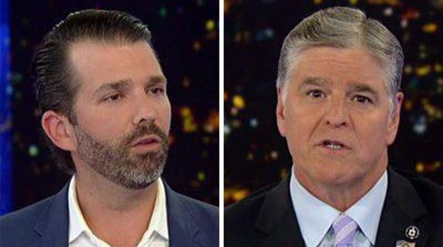 Donald Trump Jr responds to Hunter Biden attacks