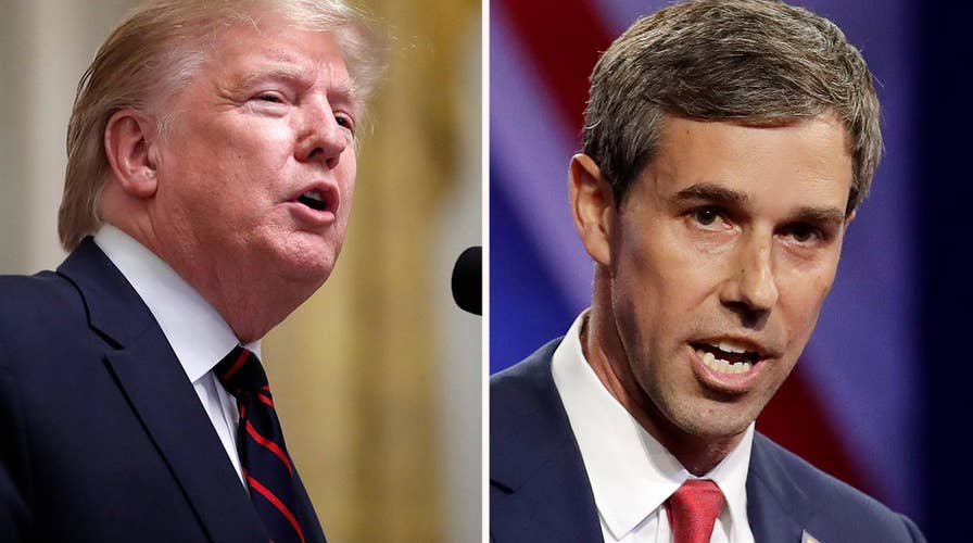 President Trump and Beto O'Rourke hold dueling rallies in Texas