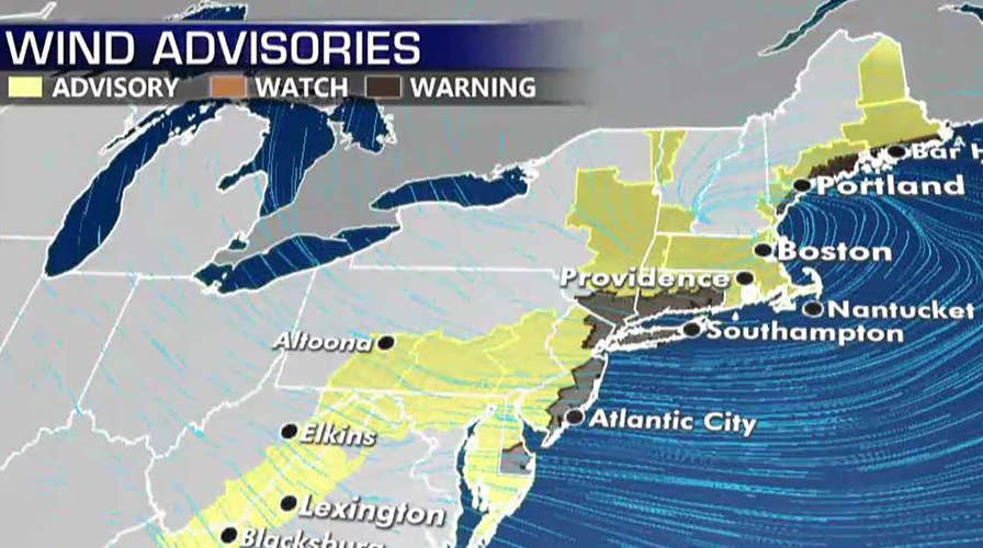 National forecast for Thursday, October 17