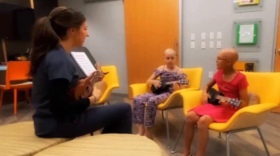 Pediatric cancer patients write song together