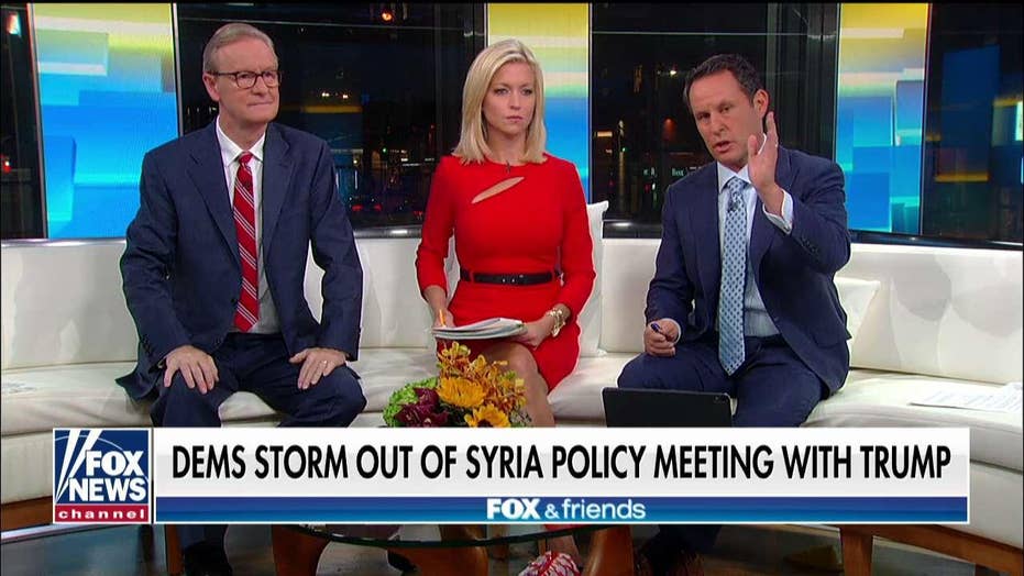 Fox Friends Hosts On Dems Walking Out Of Syria Meeting With Trump Deja Vu All Over Again Fox News