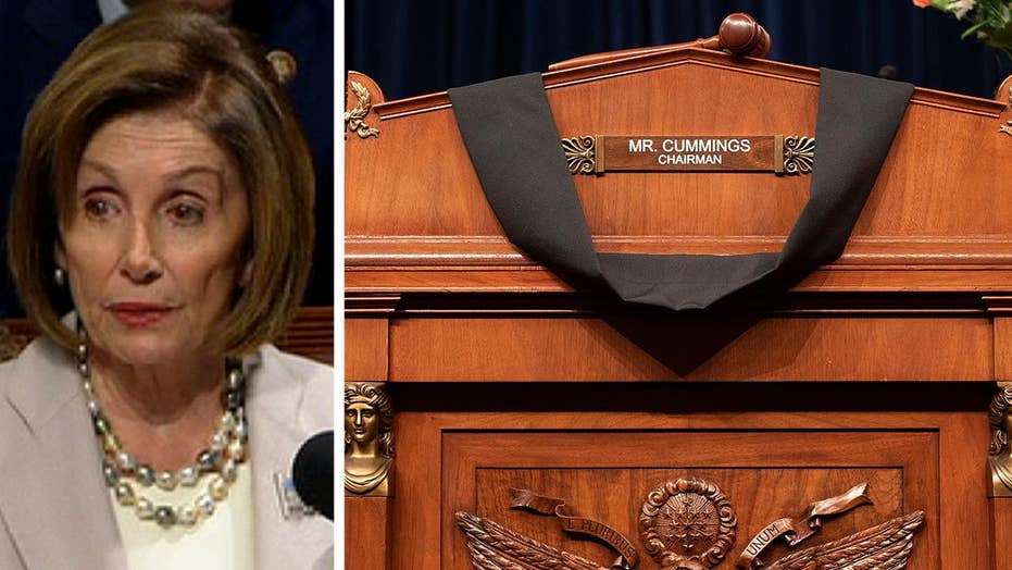 House Speaker Pelosi mourns Rep. Elijah Cummings: He's now with the angels