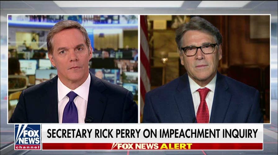 Rick Perry says his departure has nothing to do with the Trump-Ukraine call