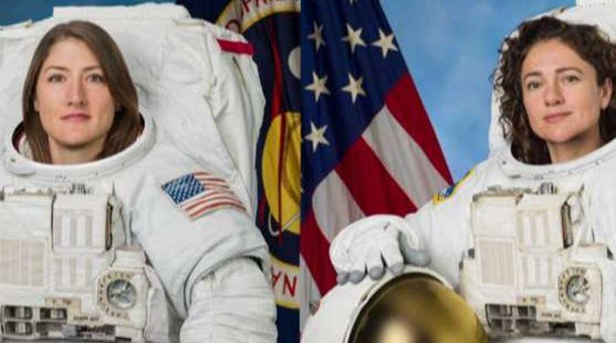 NASA conducts first all-female spacewalk outside International Space Station