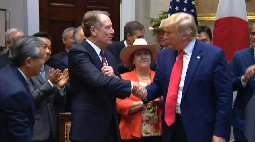 Trump expresses confidence in economy, Syria decision amid impeachment talk