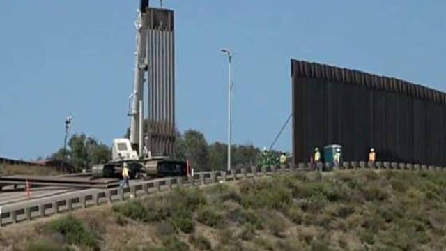 70 Miles Of New Wall Constructed On The Us Mexico Border On Air Videos Fox News 4505