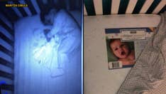 Mom spots terrifying 'ghost baby' in son's crib; says she 'could kill' husband after learning cause