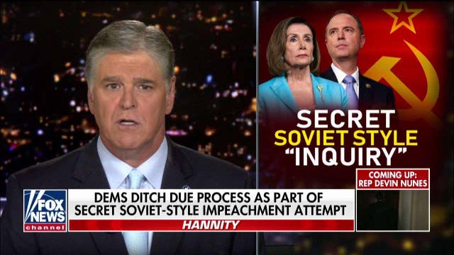 Hannity blasts Adam Schiff amid impeachment inquiry