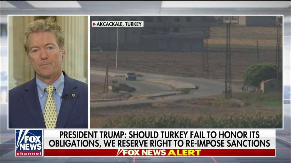 Rand Paul praise's President Trump's 'extraordinary breakthrough' in Syria