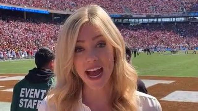 Abby Hornacek Goes Behind The Scenes In College Football Showdown 