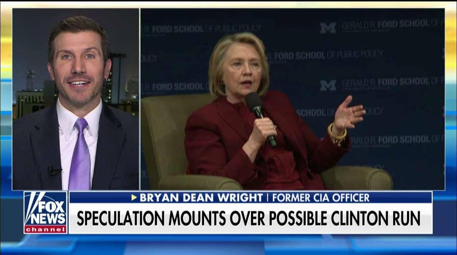 Former CIA officer says a potential Hillary Clinton 2020 run makes him 'want to drink'