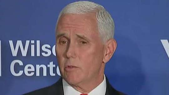 Vice President Mike Pence dunks on the NBA