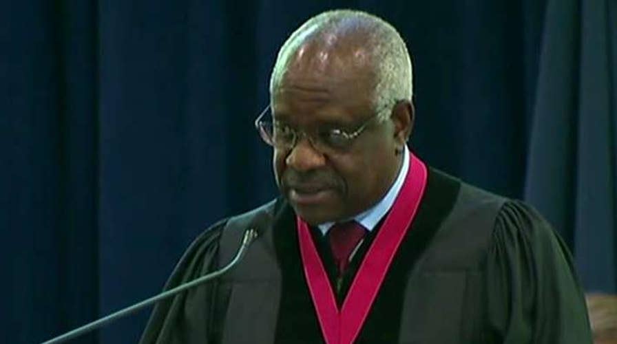 Justice Clarence Thomas cites 'different sets of rules' for criticizing him because he's a conservative