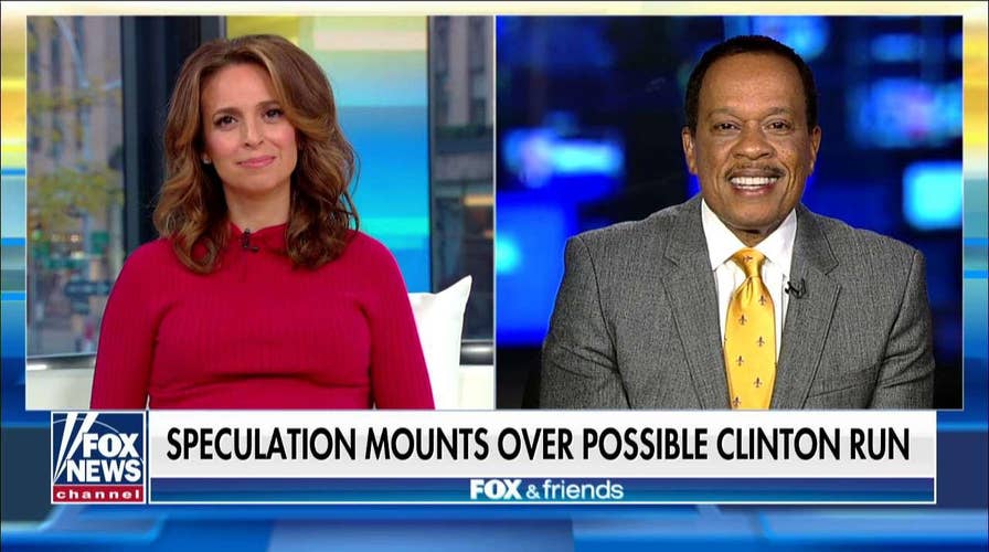 Juan Williams reacts to Hillary Clinton's latest jabs at President Trump