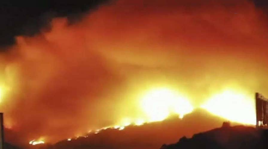 Several wildfires burning across CA prompt evacuations