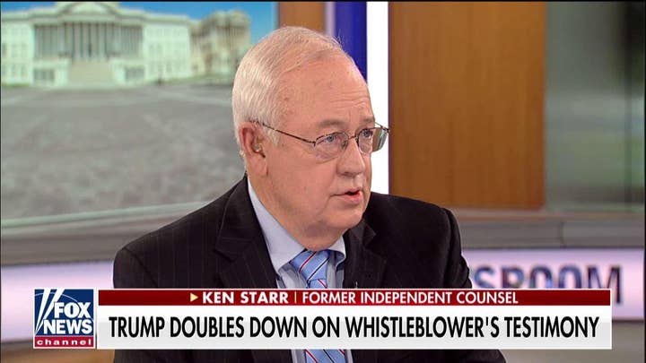 History will judge Democrats harshly for the impeachment of Trump, says Ken Starr