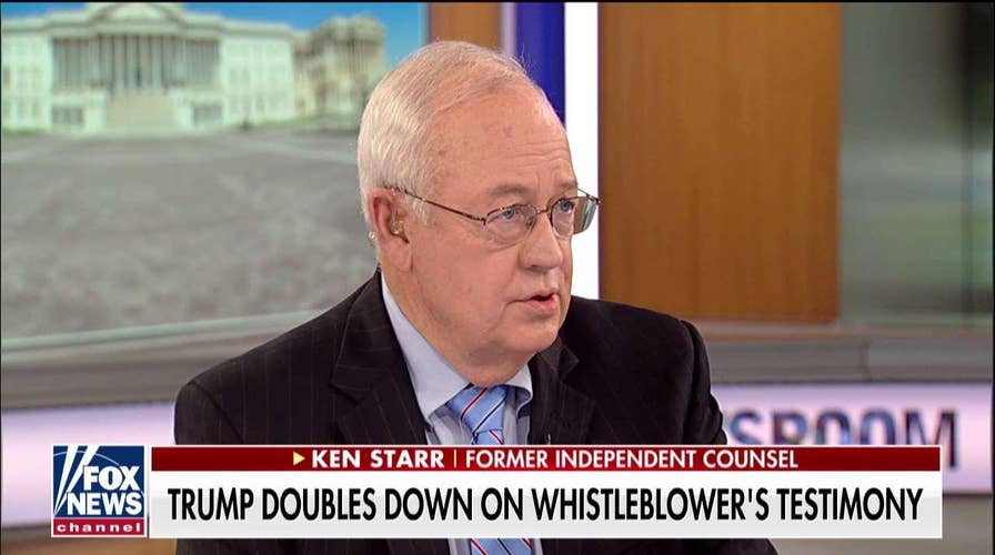 History will judge Democrats harshly for the impeachment of Trump, says Ken Starr