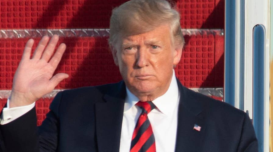 President Trump praises Republican lawmakers for stepping-up opposition to impeachment inquiry