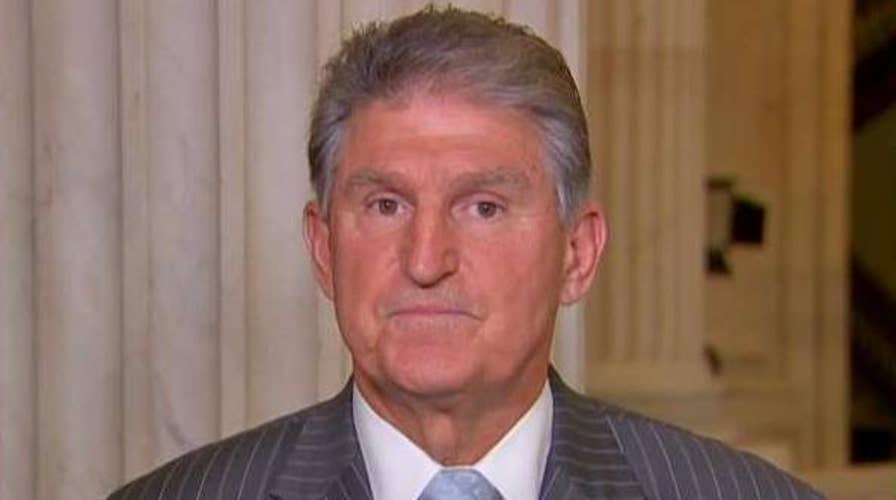 Sen. Manchin doesn't back Bernie for president, refuses to answer if he would vote for Trump