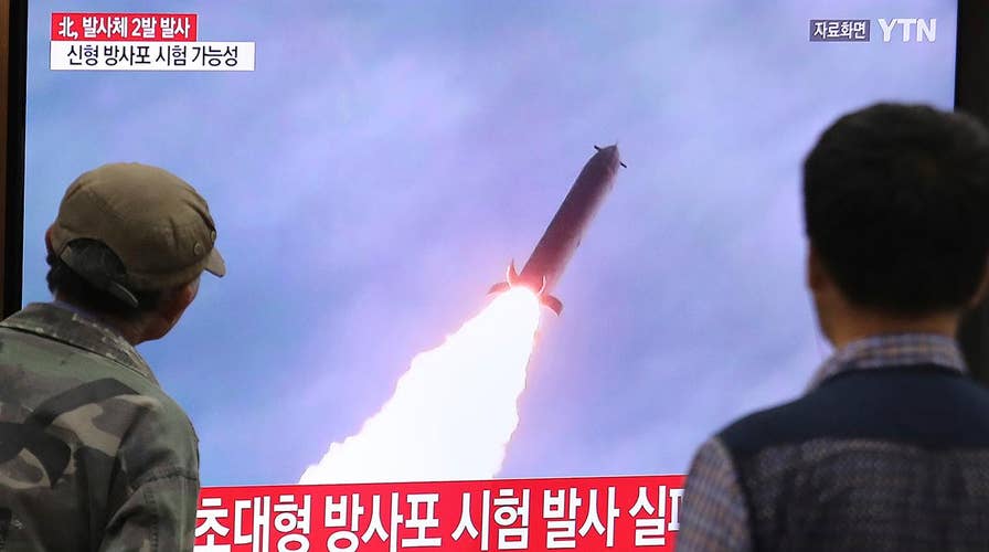 North Korea launches two projectile missiles that land in ocean