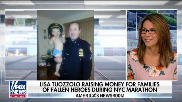 Widow of fallen NYPD Sergeant runs the 2019 NYC Marathon | On Air ...