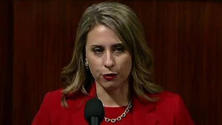 Katie Hill blames her resignation on Republicans and the 'double standard'