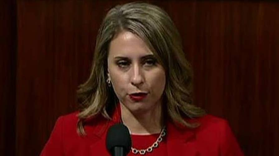Katie Hill blames her resignation on Republicans and the 'double standard'