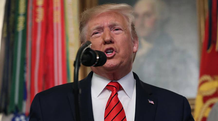 President Trump suggests impeachment push could threaten America's economic security