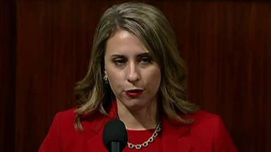Katie Hill says old government Twitter account was 'hacked' after 'former staff' rips her as #MeToo 'perpetrator'