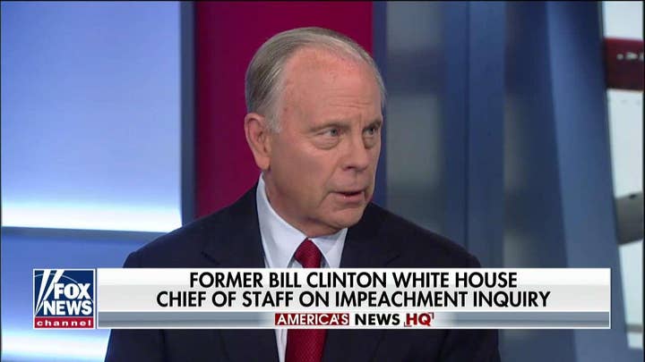 Former White House chief of staff remembers Clinton's impeachment