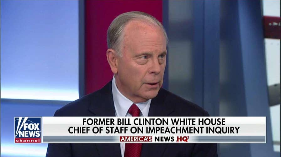 Former Qhite House chief of staff remembers Clinton's impeachment