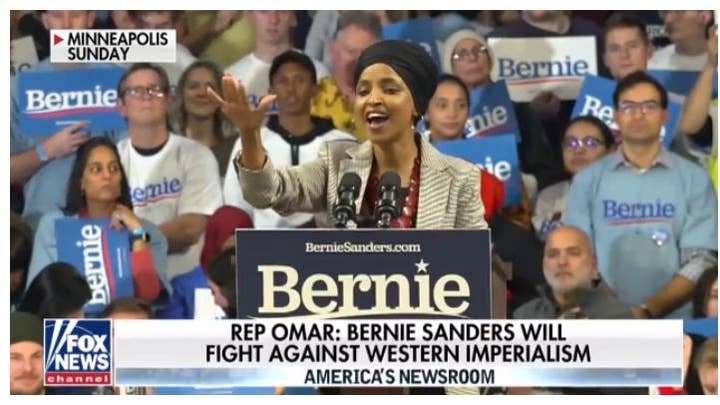 Ilhan Omar Rallies Against Western Imperialism